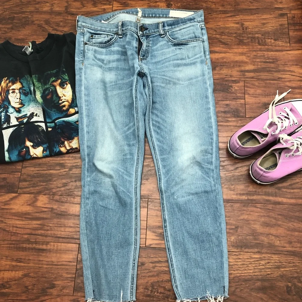 Rag and bone skinny cropped jeans 28 - Picture 3 of 4